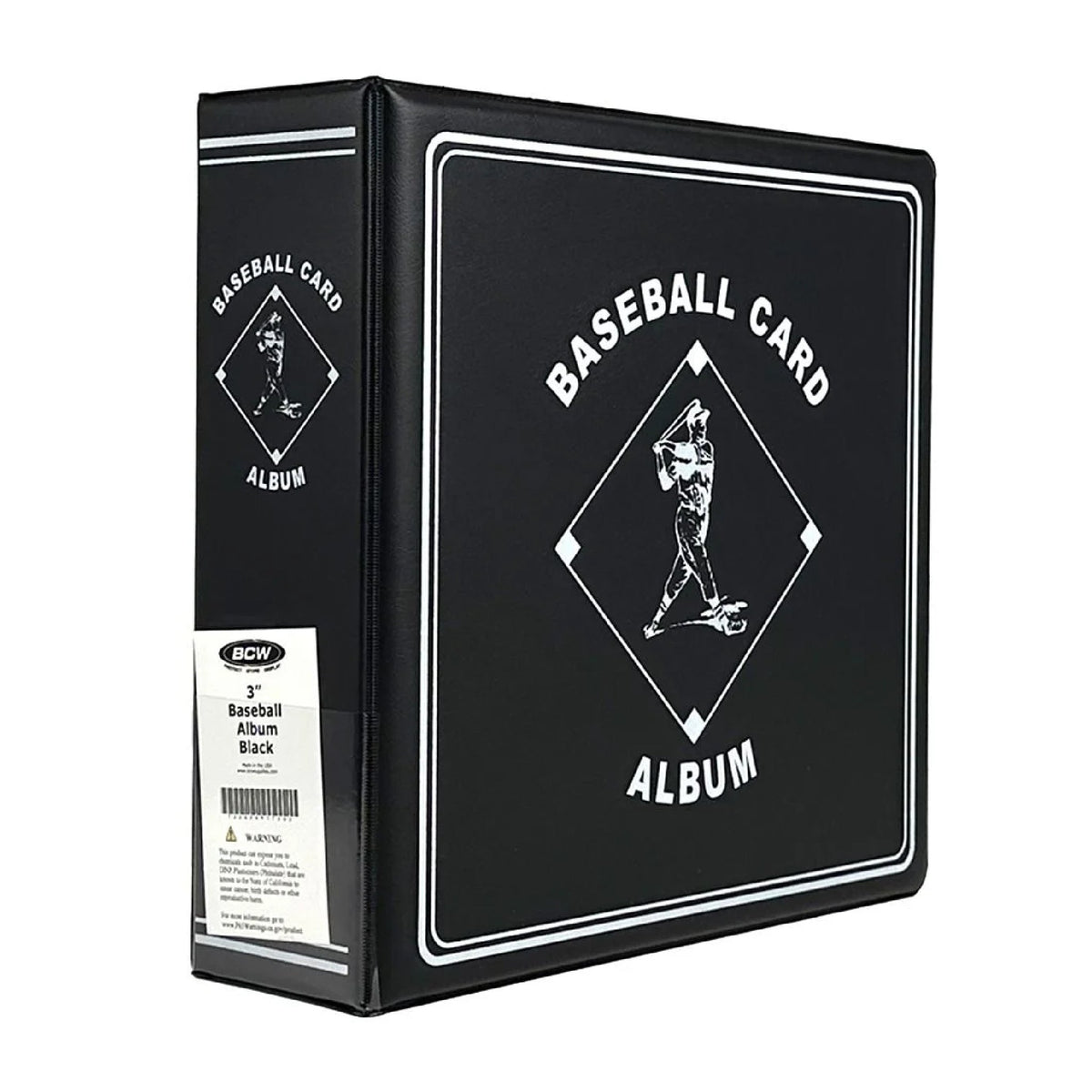 BCW Black Baseball Binder