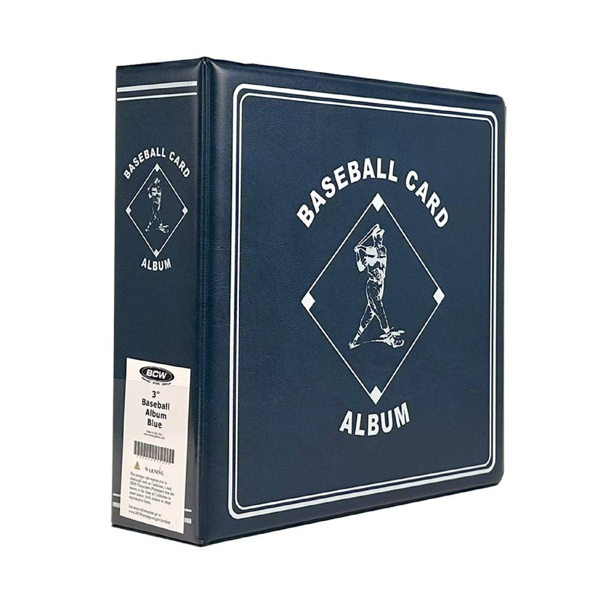 BCW Blue Baseball Binder