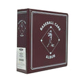 BCW Burgundy Baseball Binder