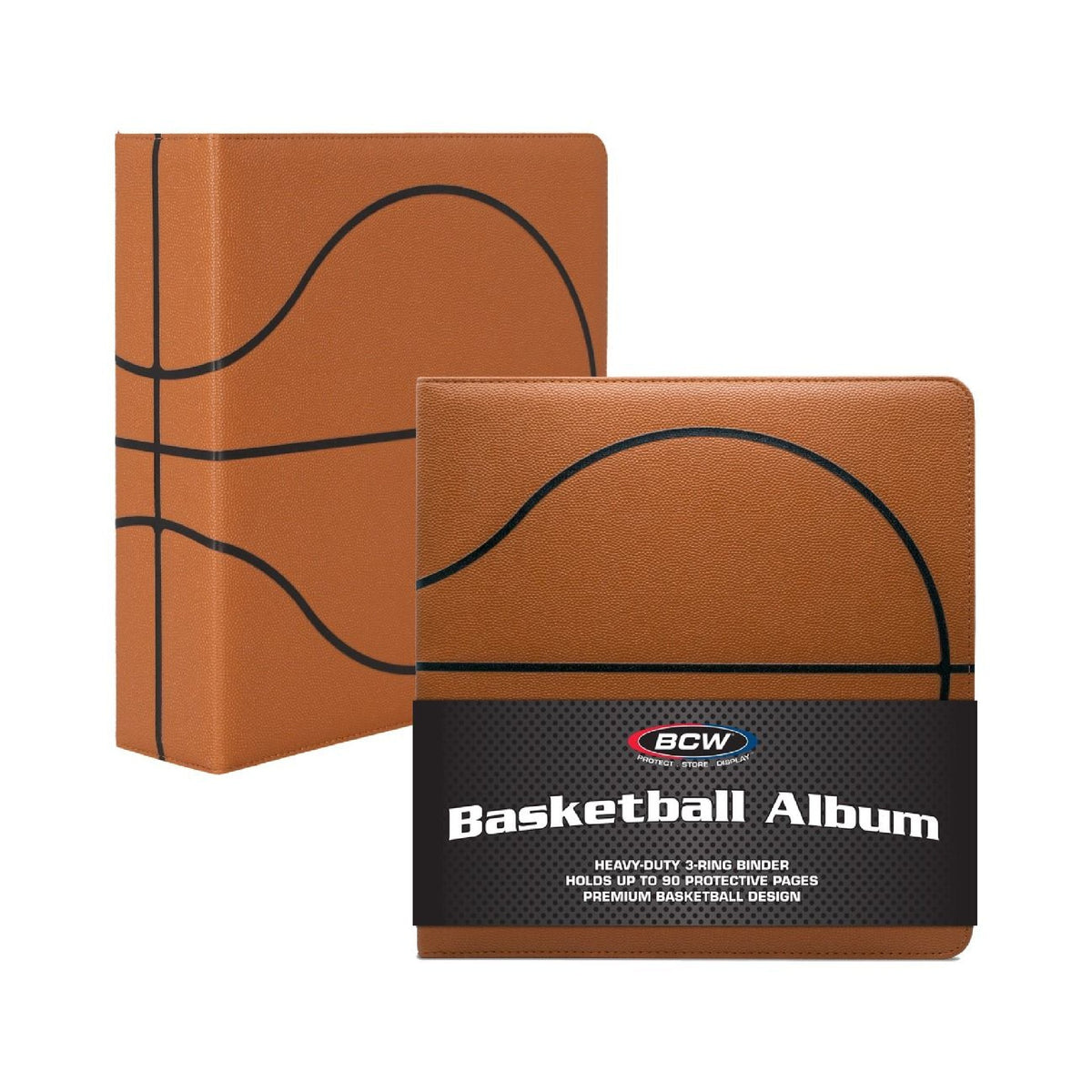 BCW Brown Basketball Binder