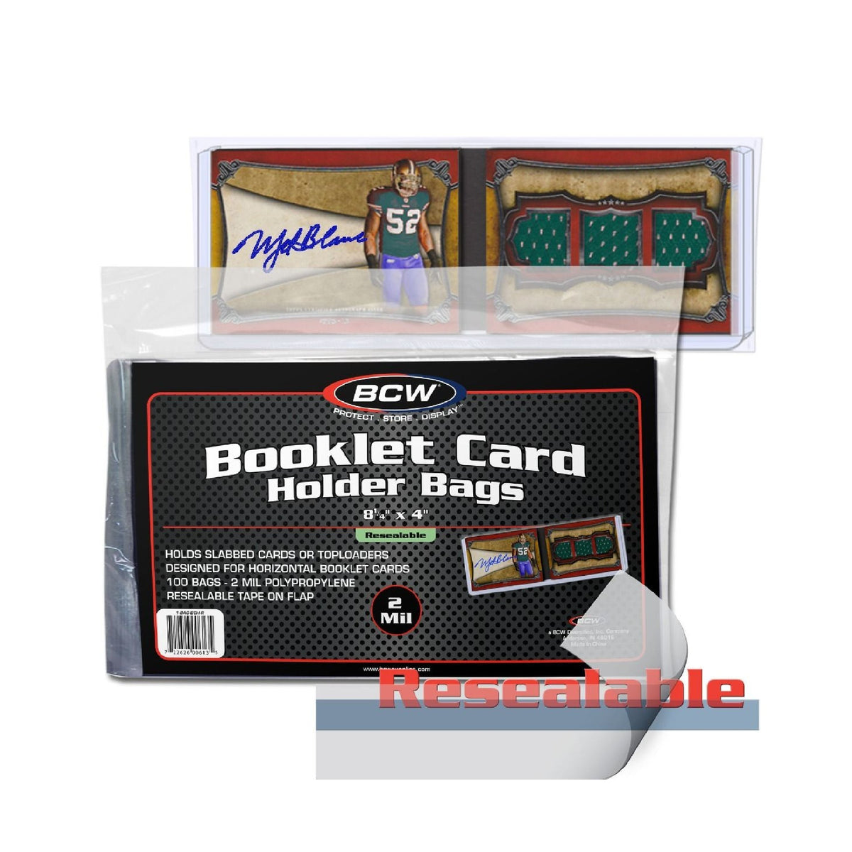 BCW Booklet Resealable Bag