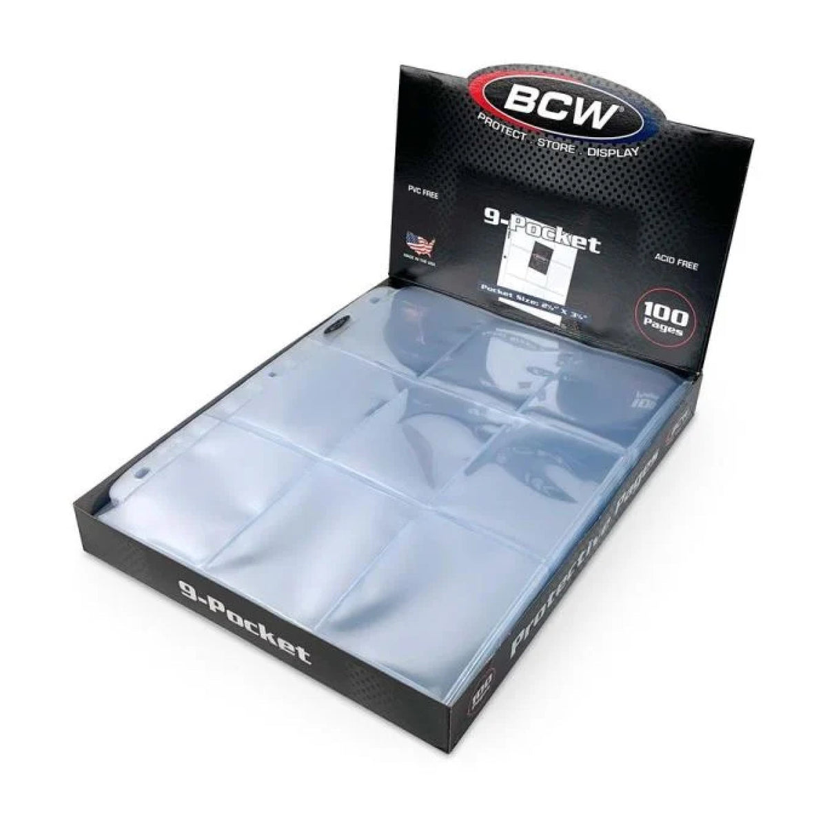 BCW 100ct Pro 9-Pocket Page