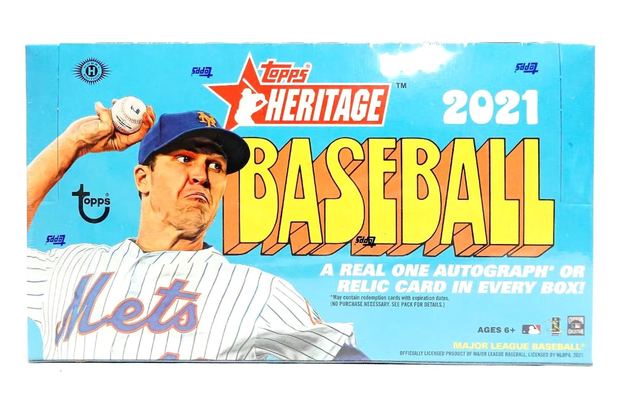 2021 Topps Heritage Baseball Hobby Box