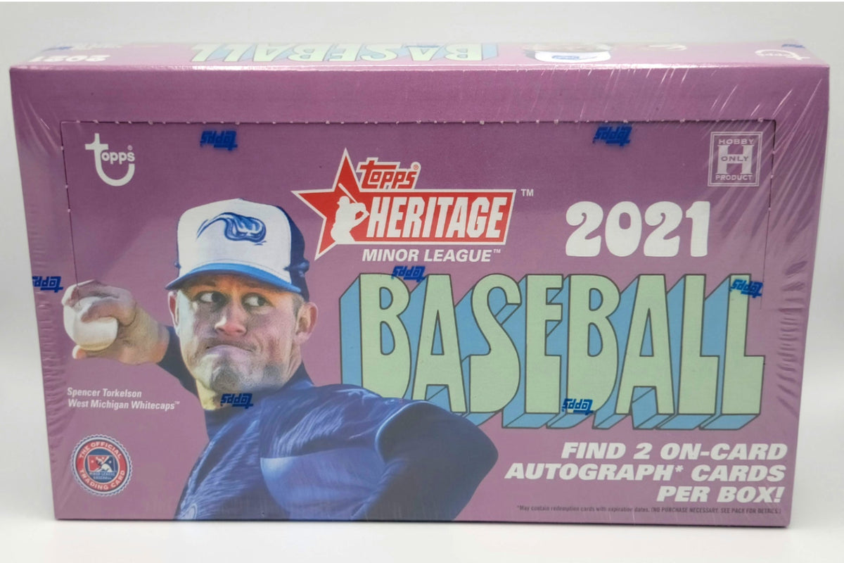 2021 Topps Heritage Minor League Baseball Hobby Box