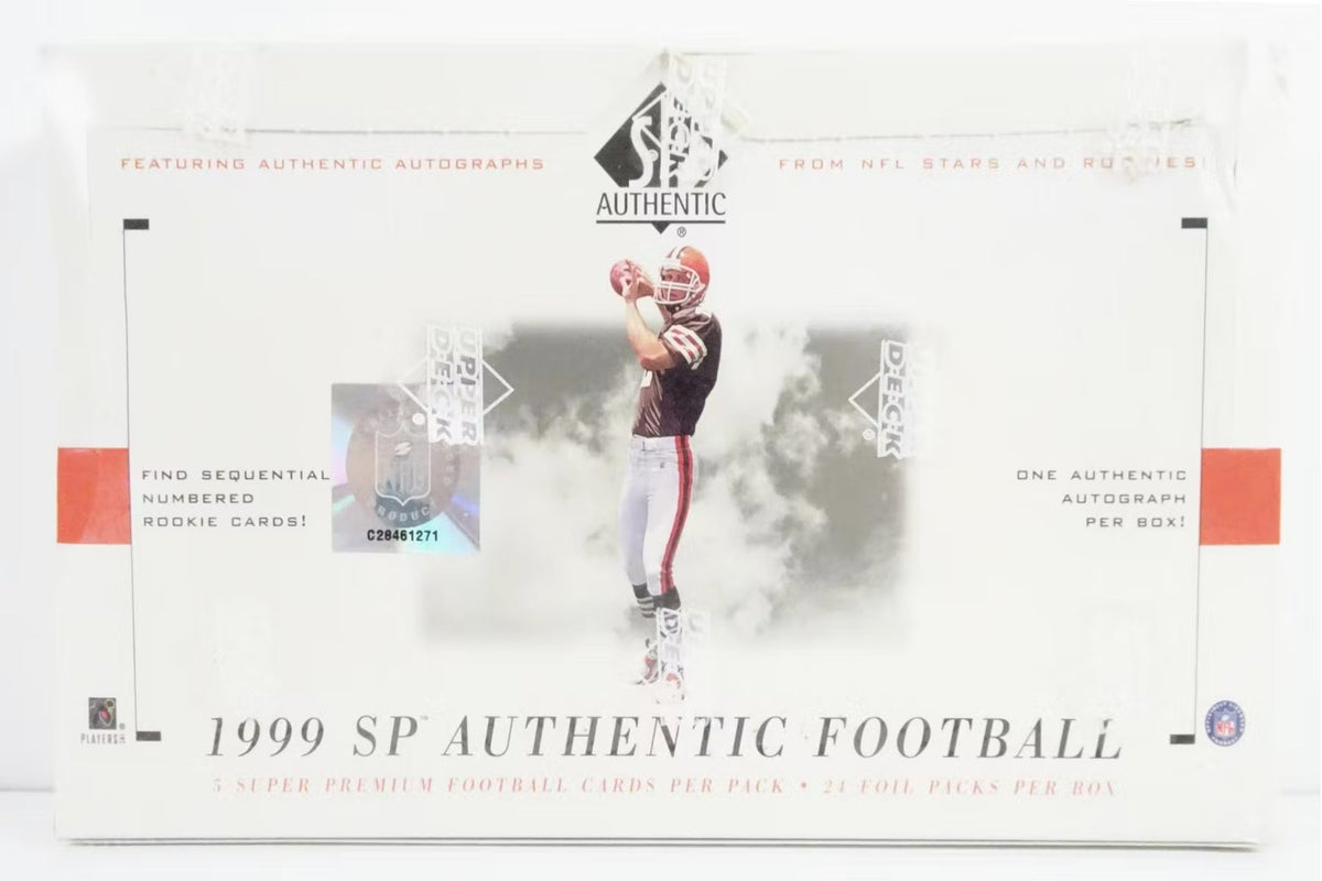 1999 Upper Deck SP Authentic Football Hobby Box