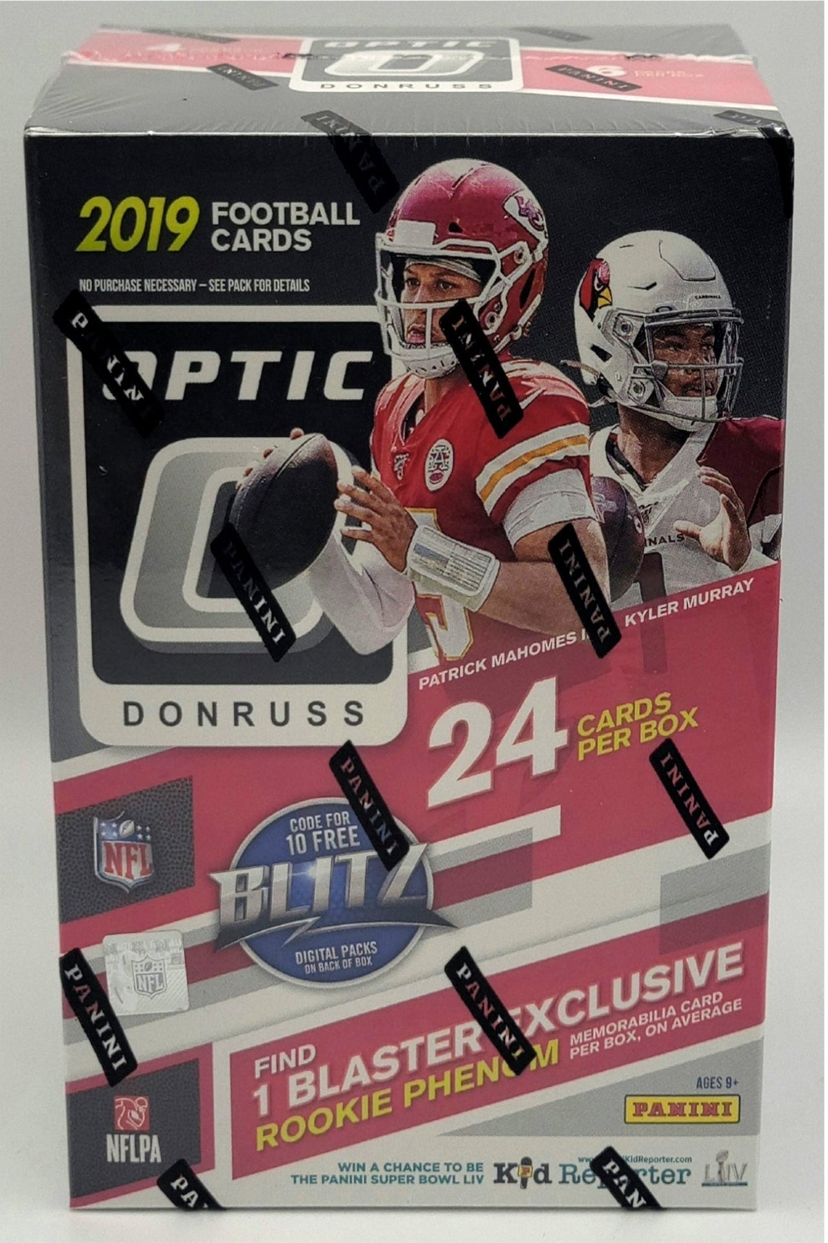 2019 Donruss Optic Football Blaster Retail Box