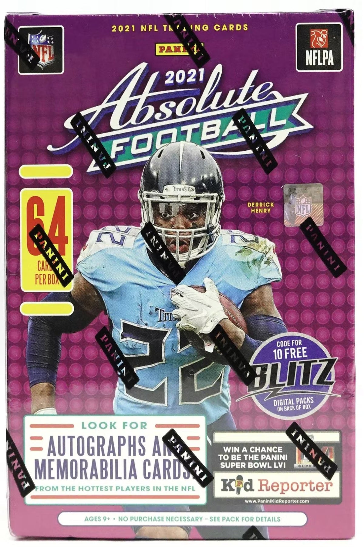 2021 Panini Absolute Football Blaster Box