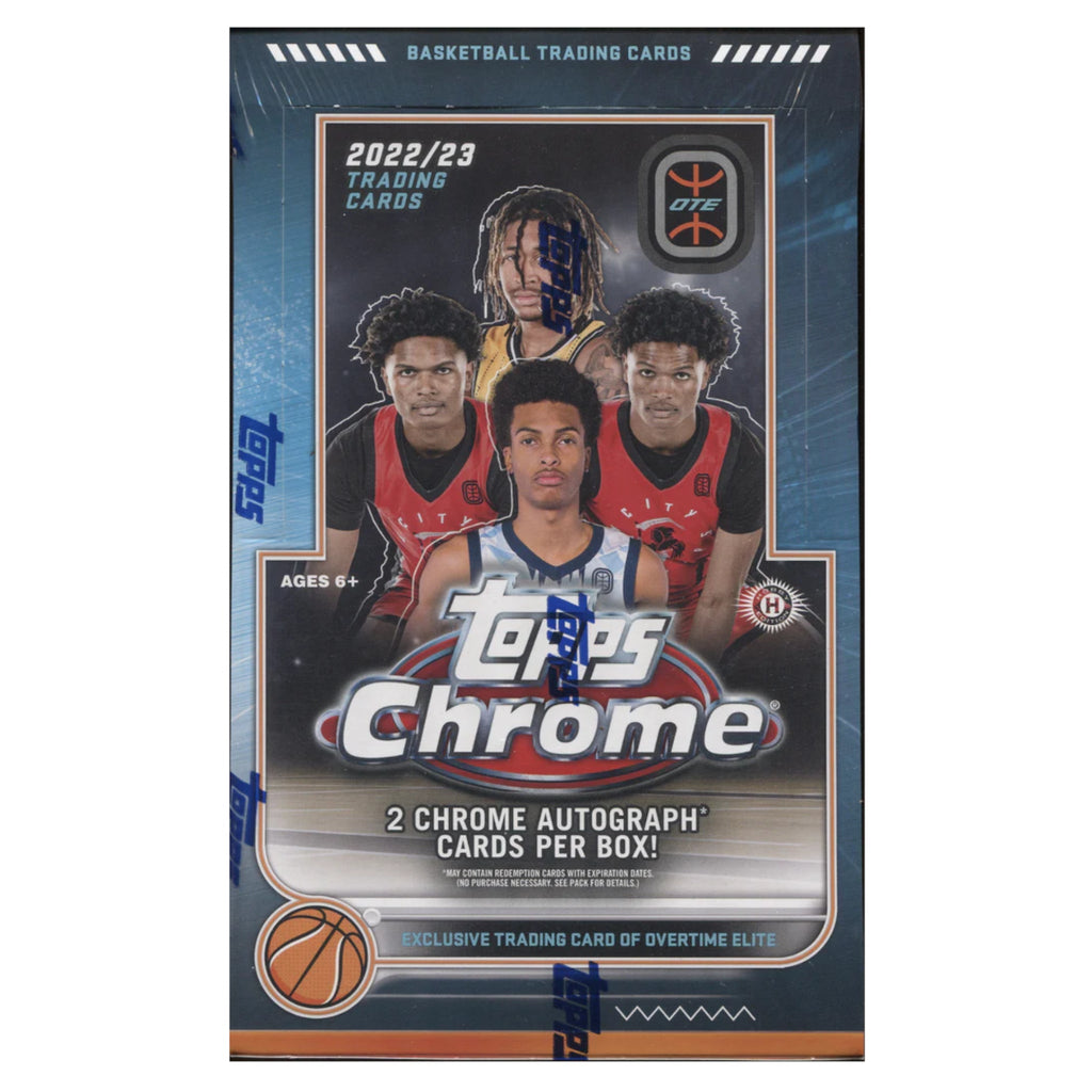 2022/23 Topps Chrome Overtime Elite Basketball Hobby Box