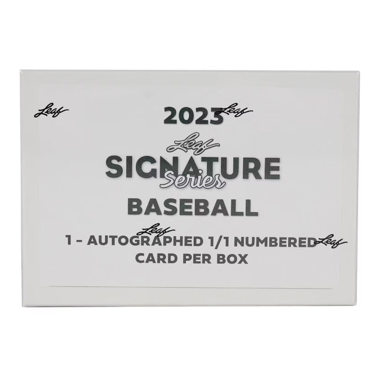 2023 Leaf Signature Series Baseball Hobby Box