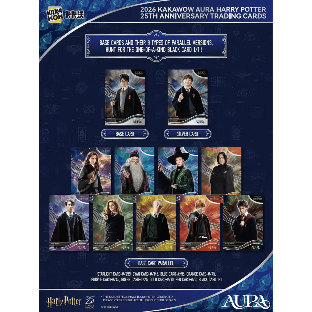 2026 Kakawow Gem Harry Potter 25th Anniversary Hobby Box