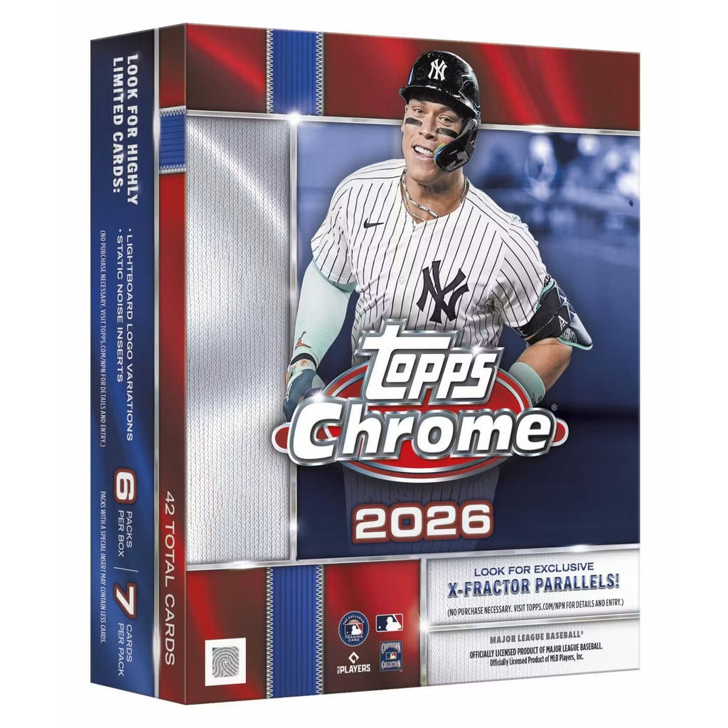2026 Topps Chrome Baseball Mega Box