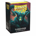 Dragon Shield Standard Matte Turquoise Deck Protector Card Sleeves