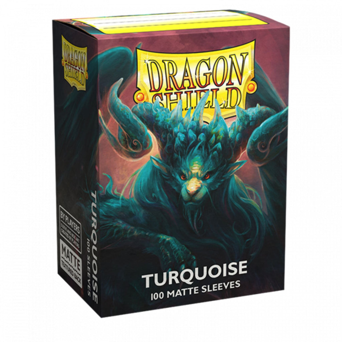 Dragon Shield Standard Matte Turquoise Deck Protector Card Sleeves