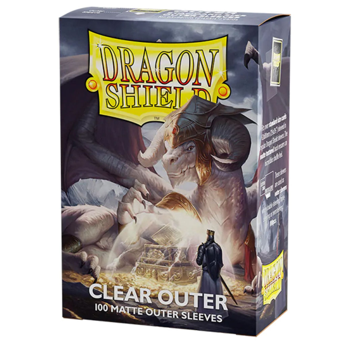 Dragon Shield Standard Matte Clear Outer Deck Protector Card Sleeves