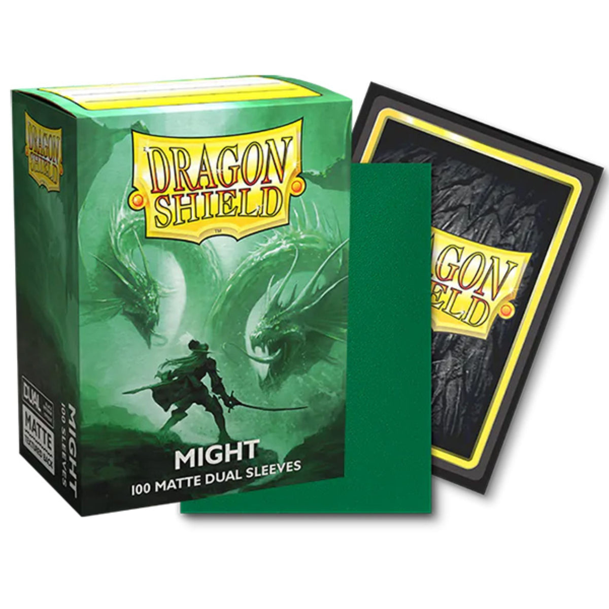 Dragon Shield Standard Dual Matte Might Deck Protector Card Sleeves