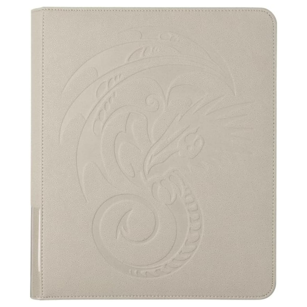 Dragon Shield Codex 9 Pocket Ashen White Zipster Card Binder