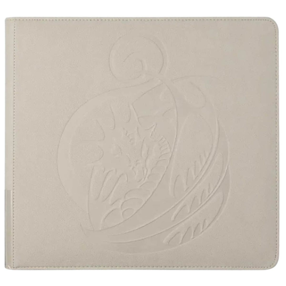 Dragon Shield Codex 12 Pocket Ashen White Zipster Card Binder