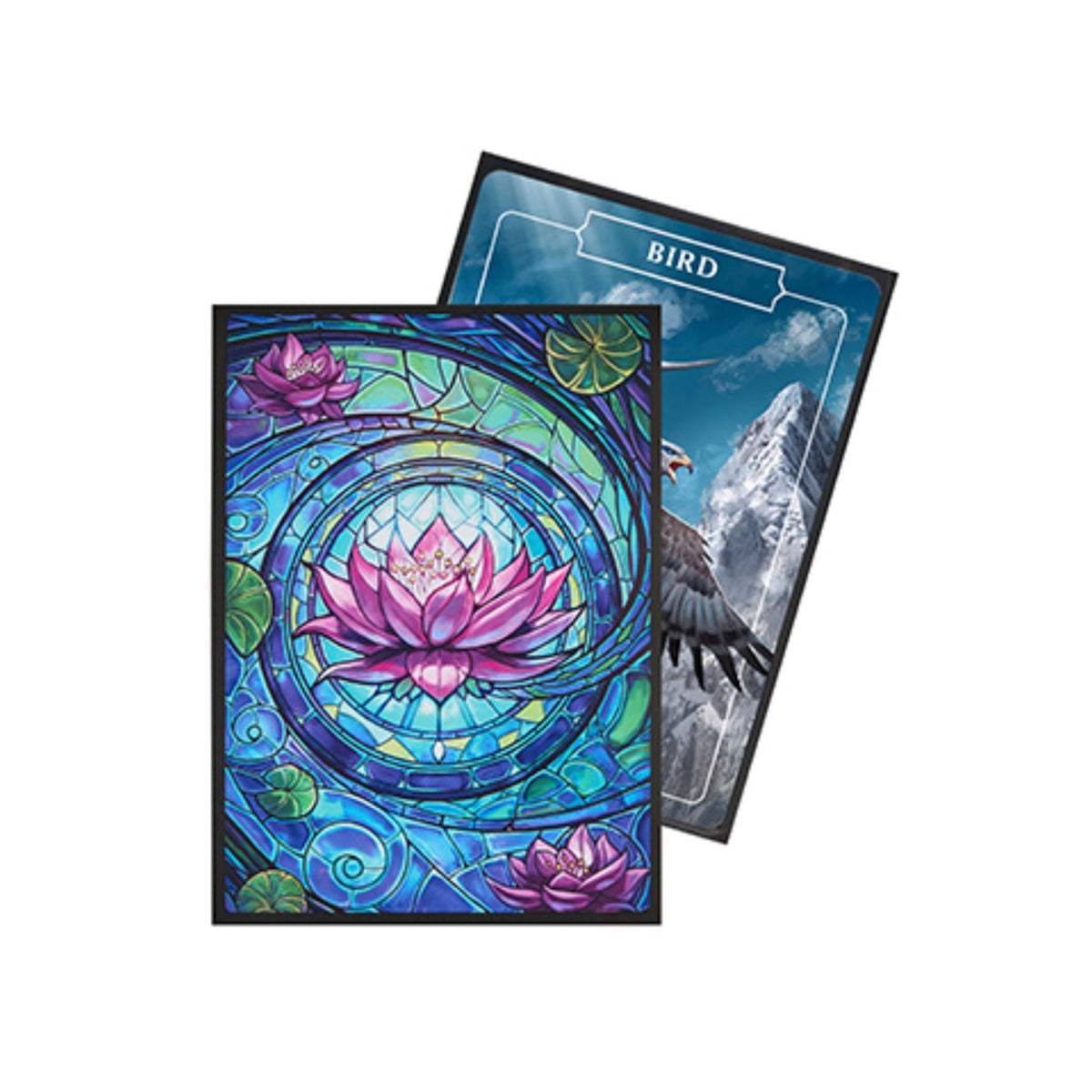 Arcane Fortress Standard Matte Stained Glass Blossom Grace Deck Protector Card Sleeves