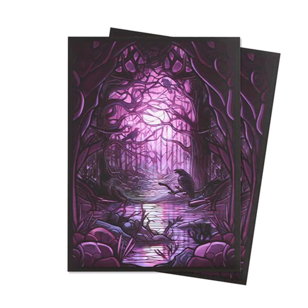 Arcane Fortress Standard Matte Stained Glass Decaying Swamp Deck Protector Card Sleeves