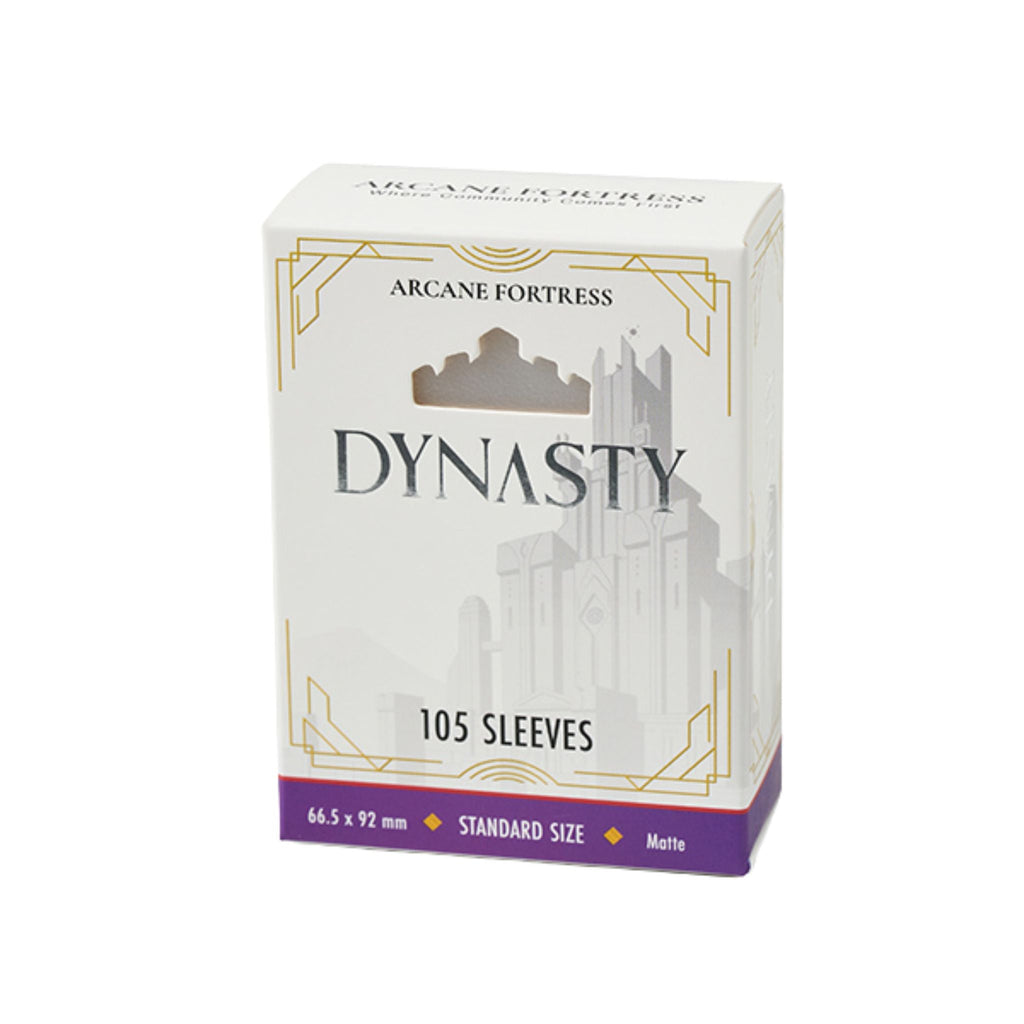 Arcane Fortress Standard Matte Crystal Clear Deck Protector Card Sleeves