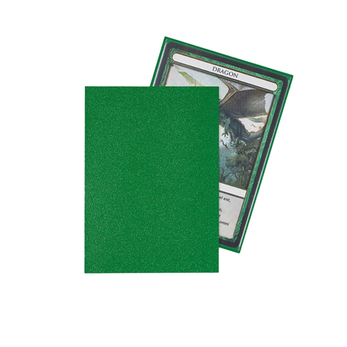 Arcane Fortress Standard Matte Forest Green Deck Protector Card Sleeves