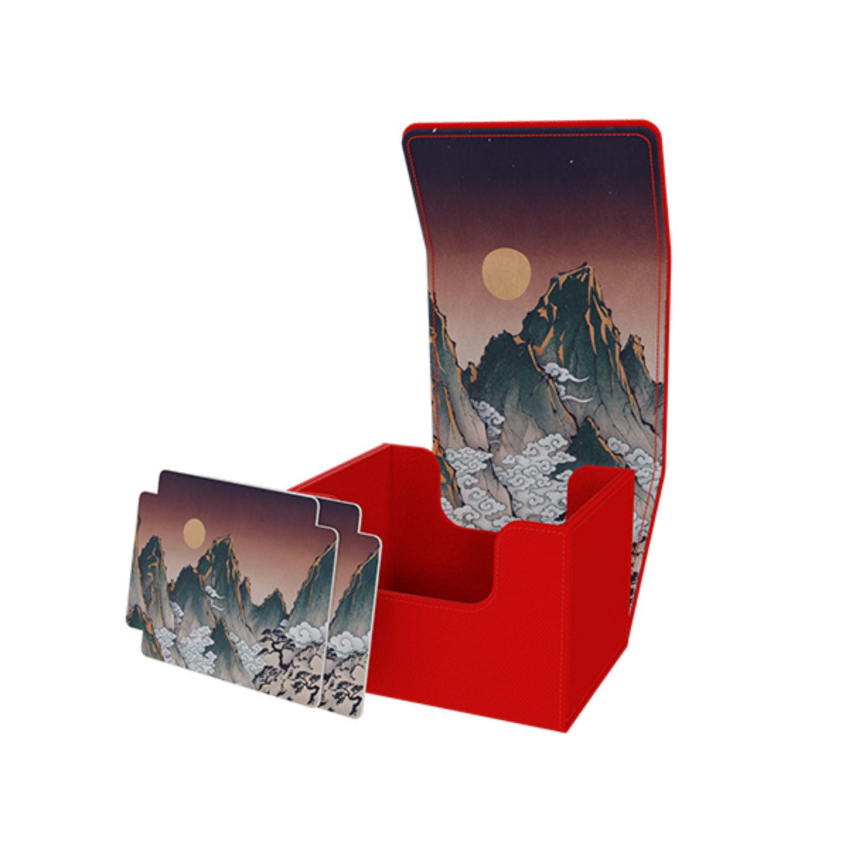 Arcane Fortress Standard Radiant Ukyio-e Crimson Ridge Deck Vault
