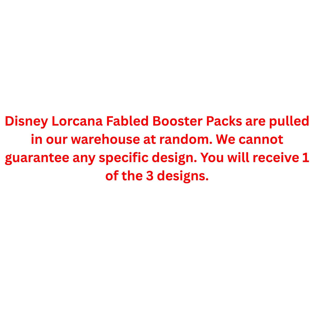Disney Lorcana Fabled Booster Pack
