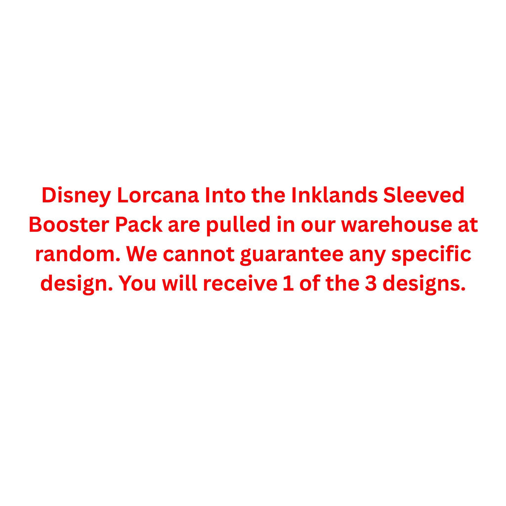 Disney Lorcana Into the Inklands Sleeved Booster Pack