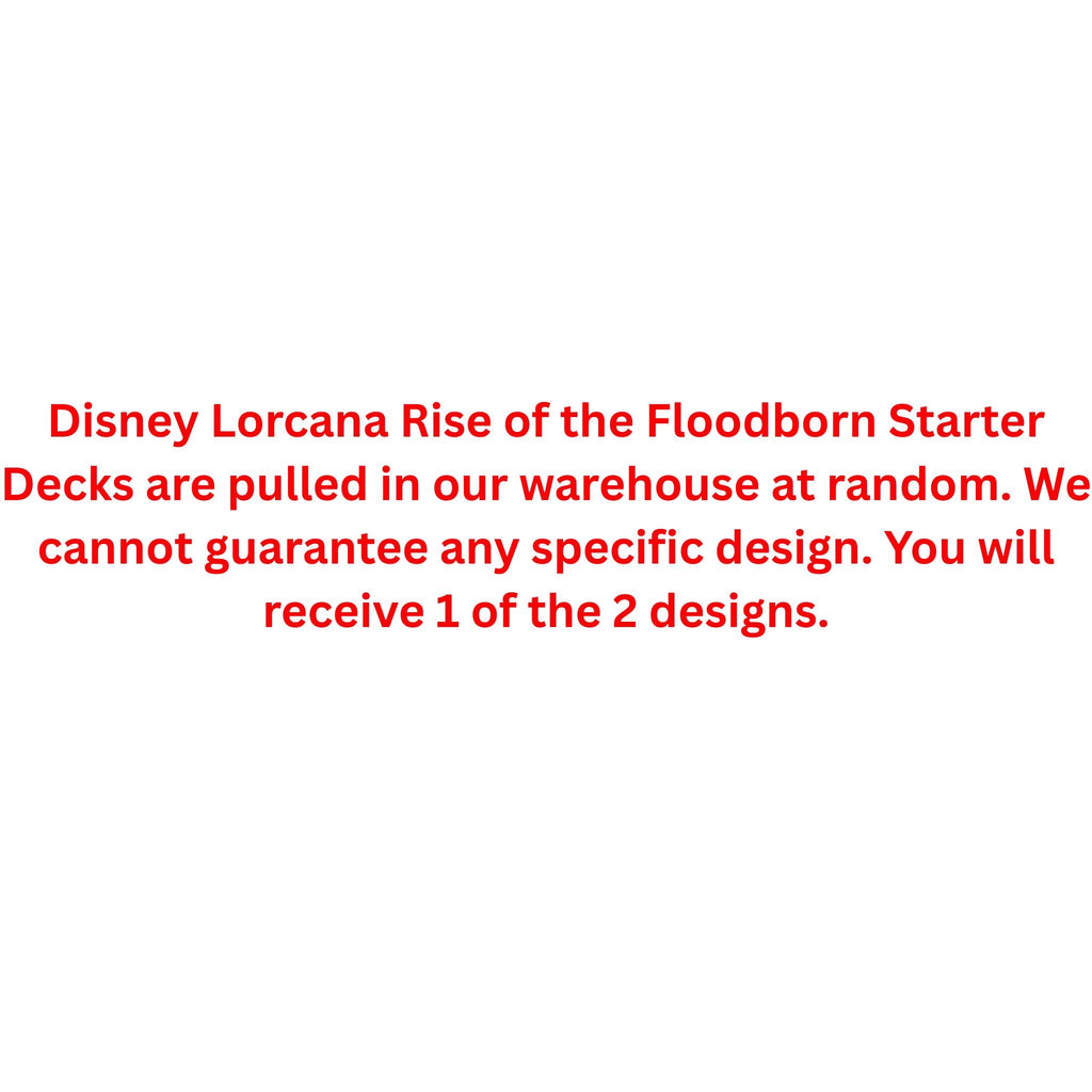 Disney Lorcana Rise of the Floodborn Starter Deck