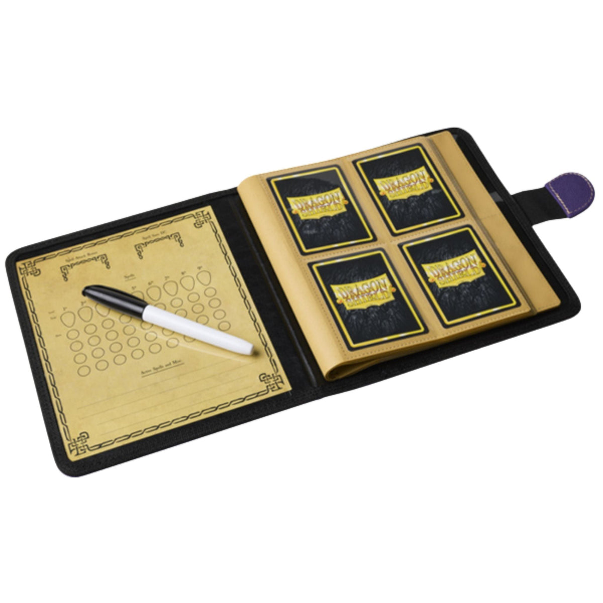 Dragon Shield Spell Codex 4 Pocket Arcane Purple Portfolio Card Binder