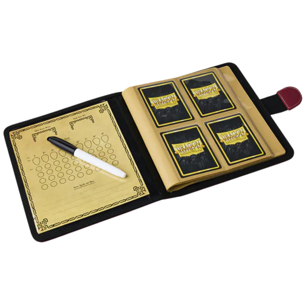 Dragon Shield Spell Codex 4 Pocket Blood Red Portfolio Card Binder