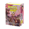 Dragon Shield Standard Dual Matte Pomegranate & Gold Deck Protector Card Sleeves