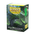 Dragon Shield Standard Dual Matte Apple Green & Silver Deck Protector Card Sleeves