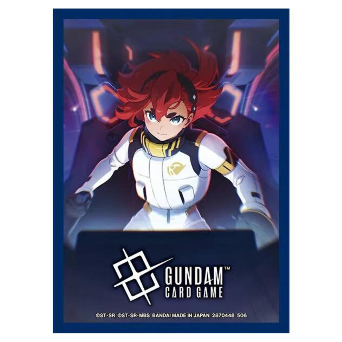 Gundam Card Game Iron Blooded Orphans Deck Protector Card Sleeves (Dark Blue)