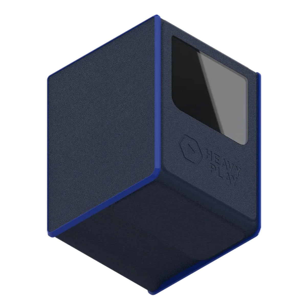 Heavy Play 100+ Double Sleeved Wizard Blue RFG Deck Box