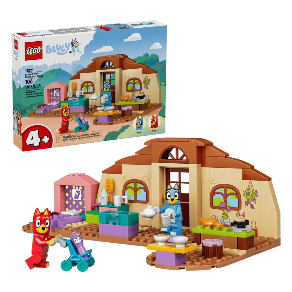 LEGO Bluey School with Rusty and Bluey
