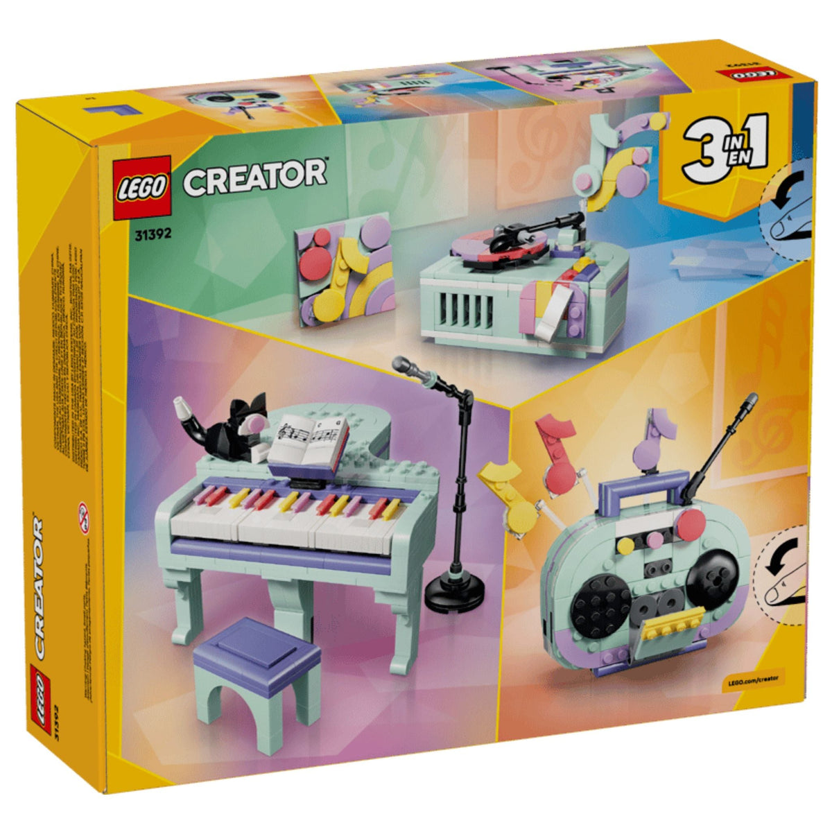 LEGO Creator Music Decor Piano with Cat
