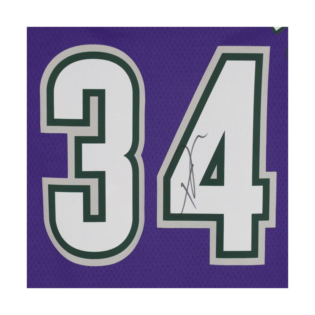 Fanatics Authentic Giannis Antetokounmpo Autographed Milwaukee Bucks Purple Nike Swingman Jersey