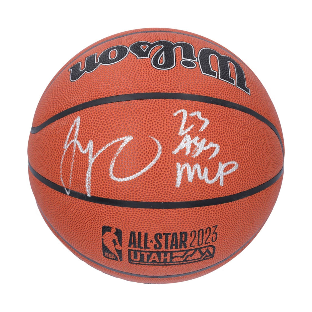 Fanatics Authentic Jayson Tatum Autographed "23 ASG MVP" Wilson 2023 ASG Indoor/Outdoor Basketball