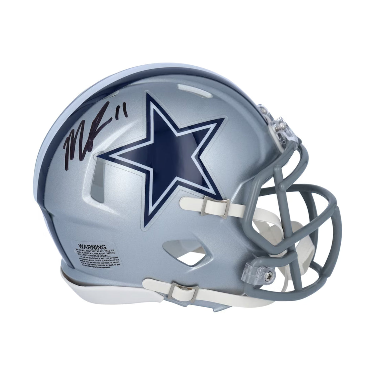 Fanatics Authentic Micah Parsons Autographed Dallas Cowboys Speed Mini Helmet