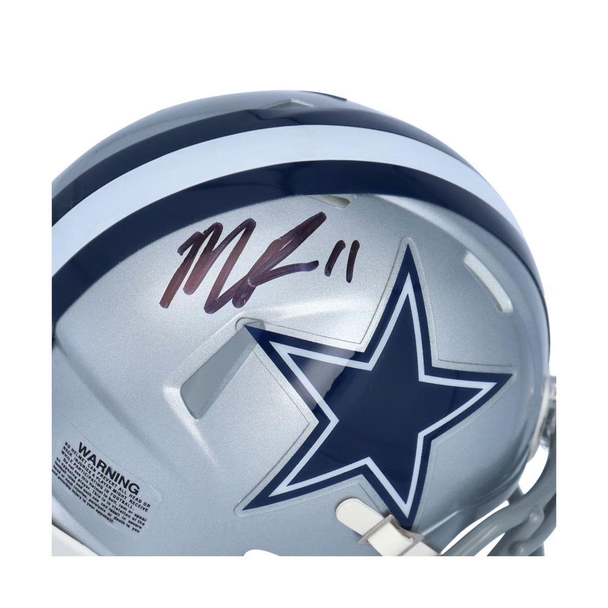 Fanatics Authentic Micah Parsons Autographed Dallas Cowboys Speed Mini Helmet