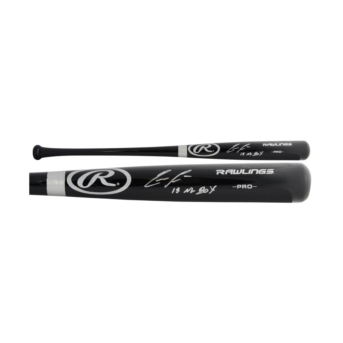 Fanatics Authentic Ronald Acuna Jr. Autographed "2018 NL ROY" Rawlings Pro Black Baseball Bat