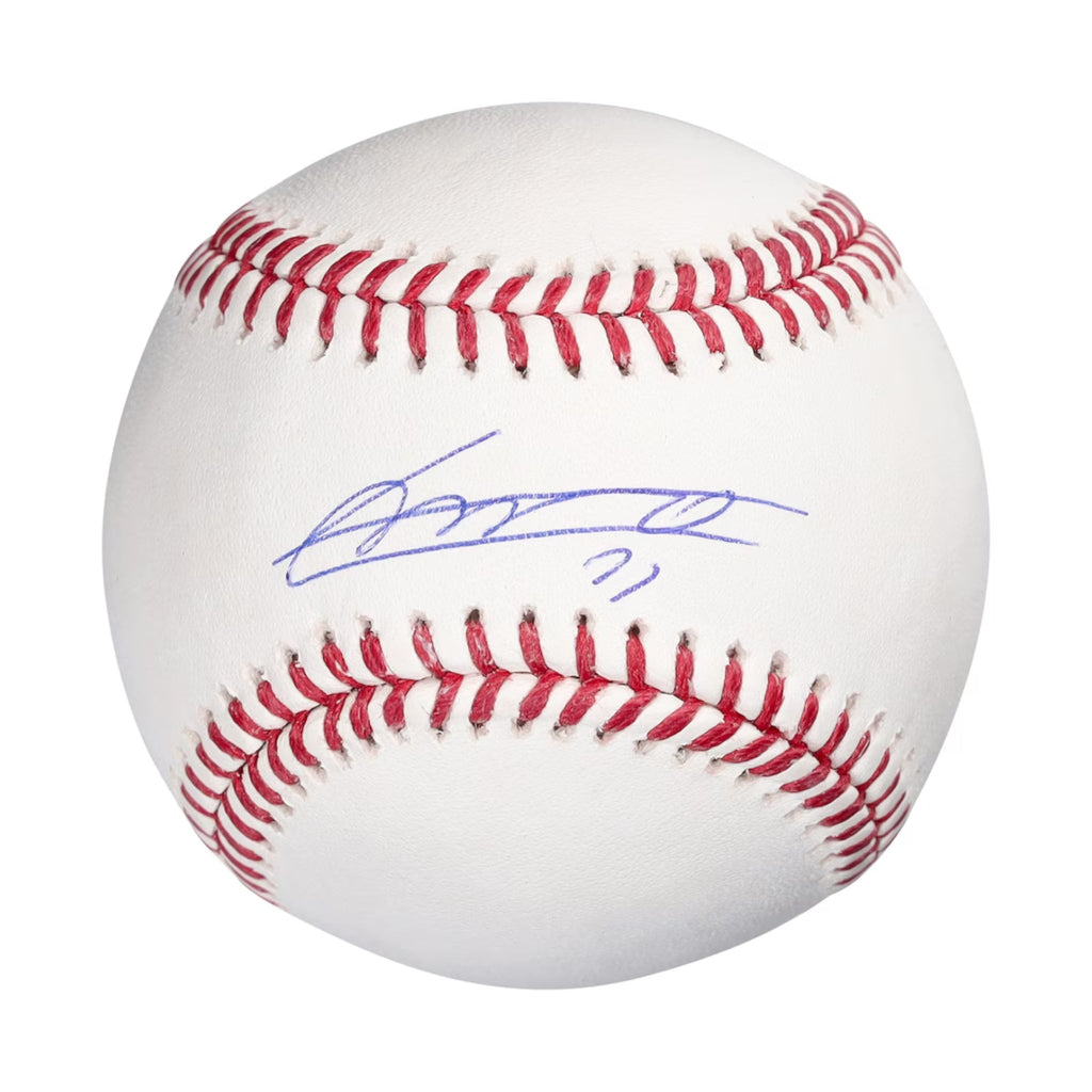 Fanatics Authentic Vladimir Guerrero Jr. Autographed Rawlings Official MLB Baseball w/ Display Cube