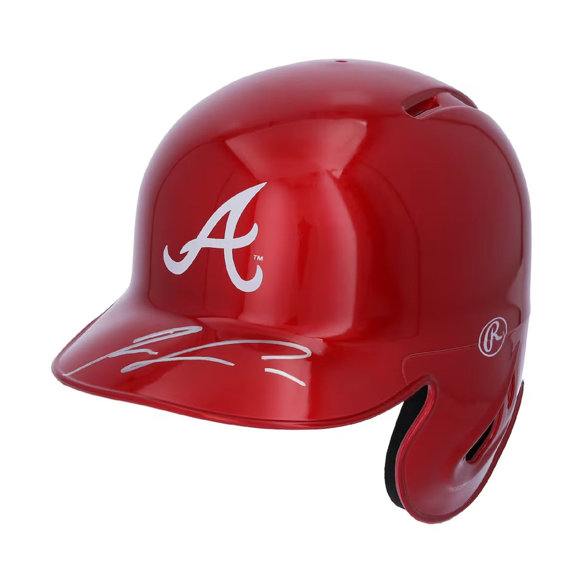 Fanatics Authentic Ronald Acuna Jr. Autographed Atlanta Braves Chrome Mini Batting Helmet (Fanatics Exclusive)