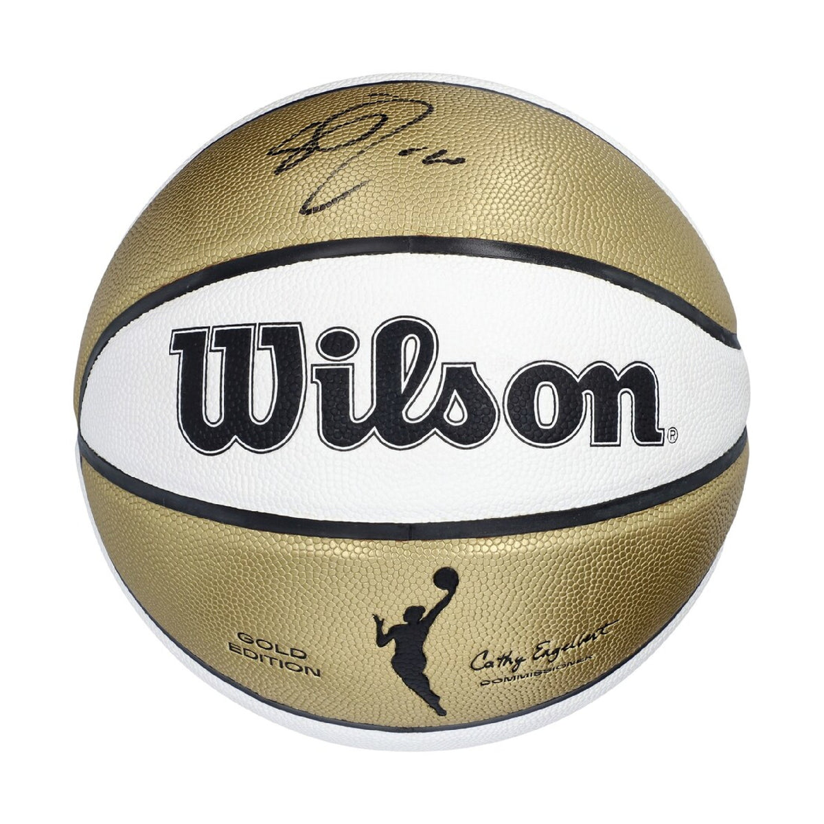 Fanatics Authentic Sabrina Ionescu Autographed New York Liberty Wilson White/Gold WNBA Basketball