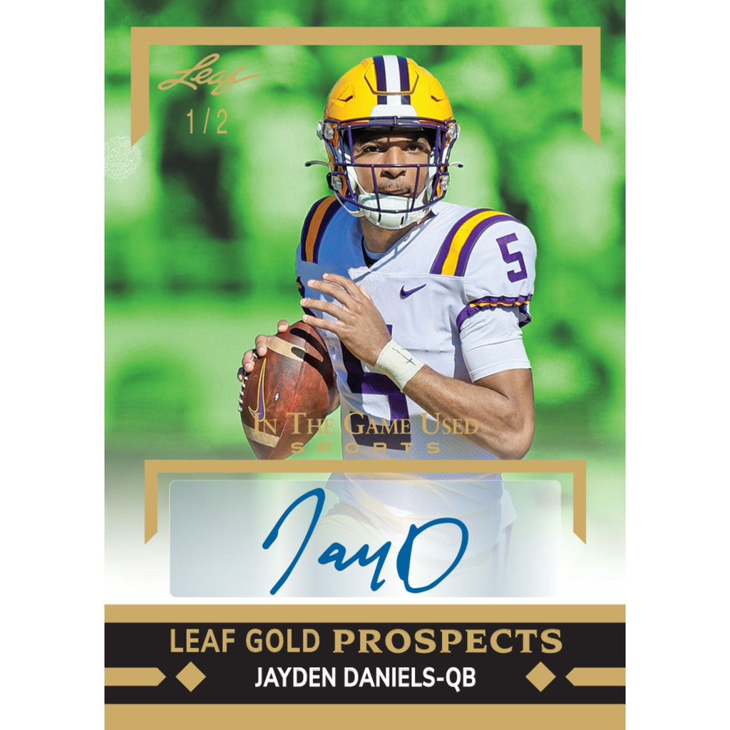 2024 Leaf In The Game Used Sports Hobby Box