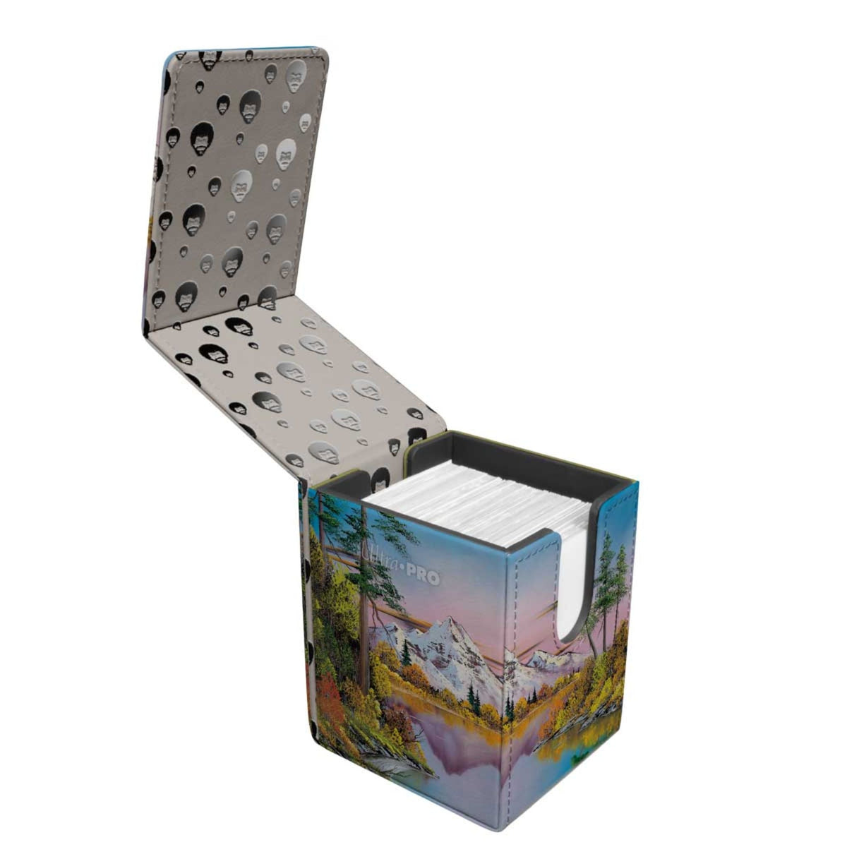 Ultra Pro Alcove Flip 100+ Bob Ross Mighty Mountain Deck Box