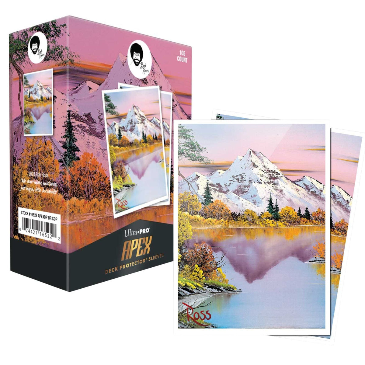 Ultra Pro Apex Bob Ross Mighty Mountain Deck Protector Card Sleeves