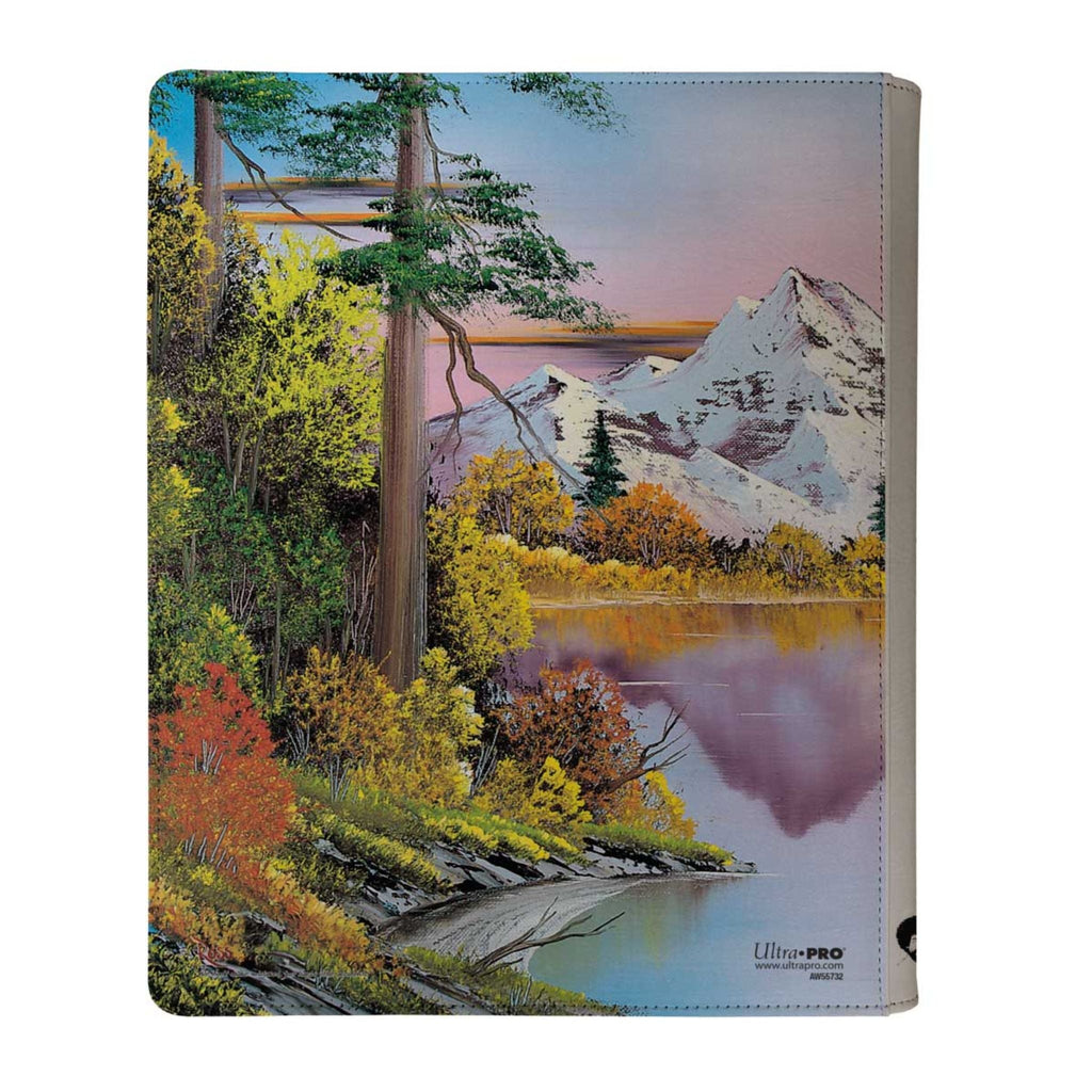 Ultra Pro Standard 9 Pocket Bob Ross Mighty Mountain Zippered Card Binder