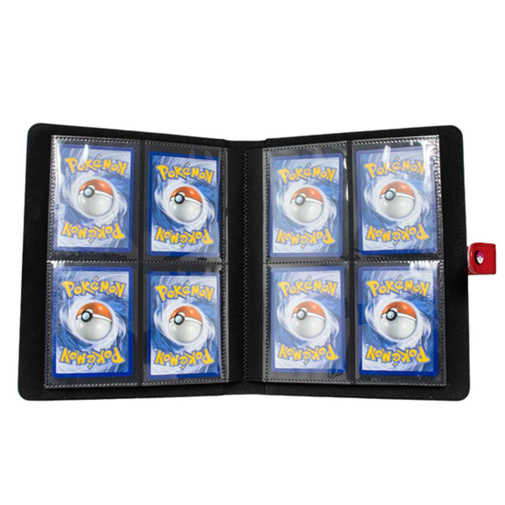 Ultra Pro 4 Pocket Pokemon Premium Snap Red Card Binder